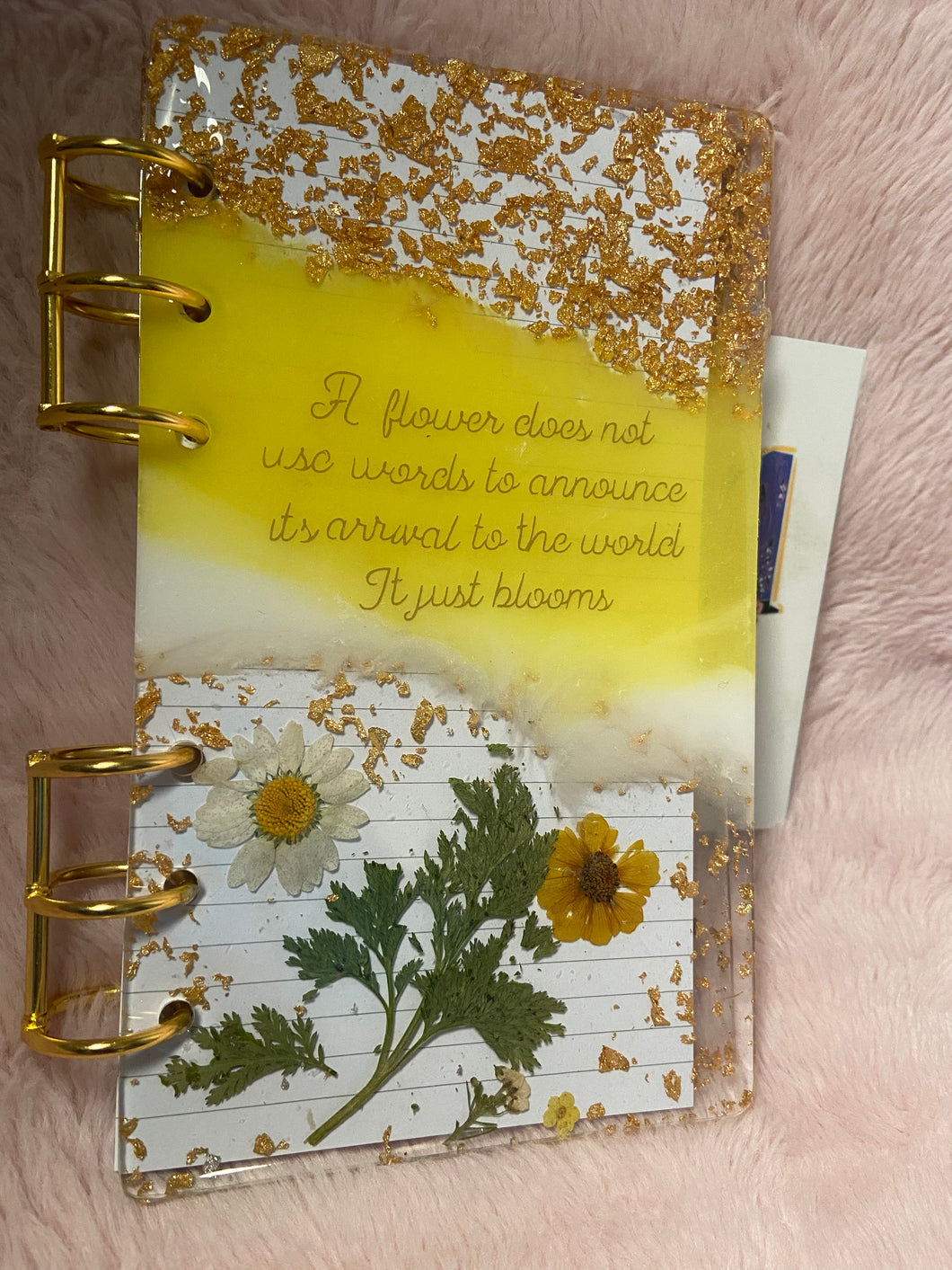 Leaf and Flower Notebook - A6