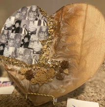 Load image into Gallery viewer, Personalized Heart Collage Geode - Wall/Table Art
