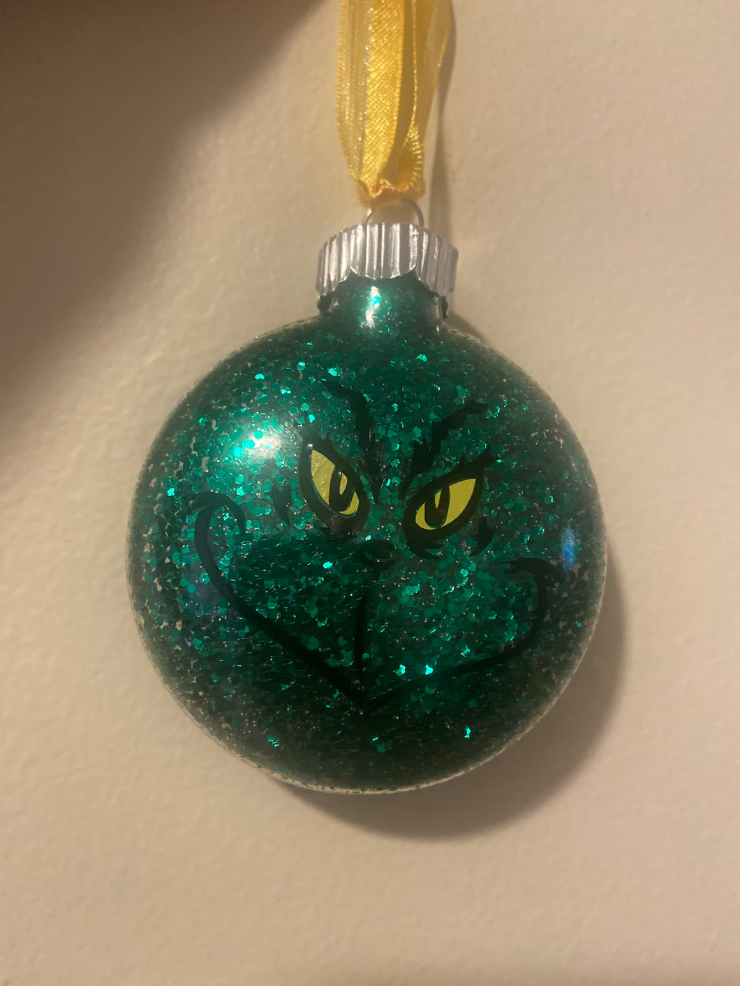 Glitter G-mas Ornament