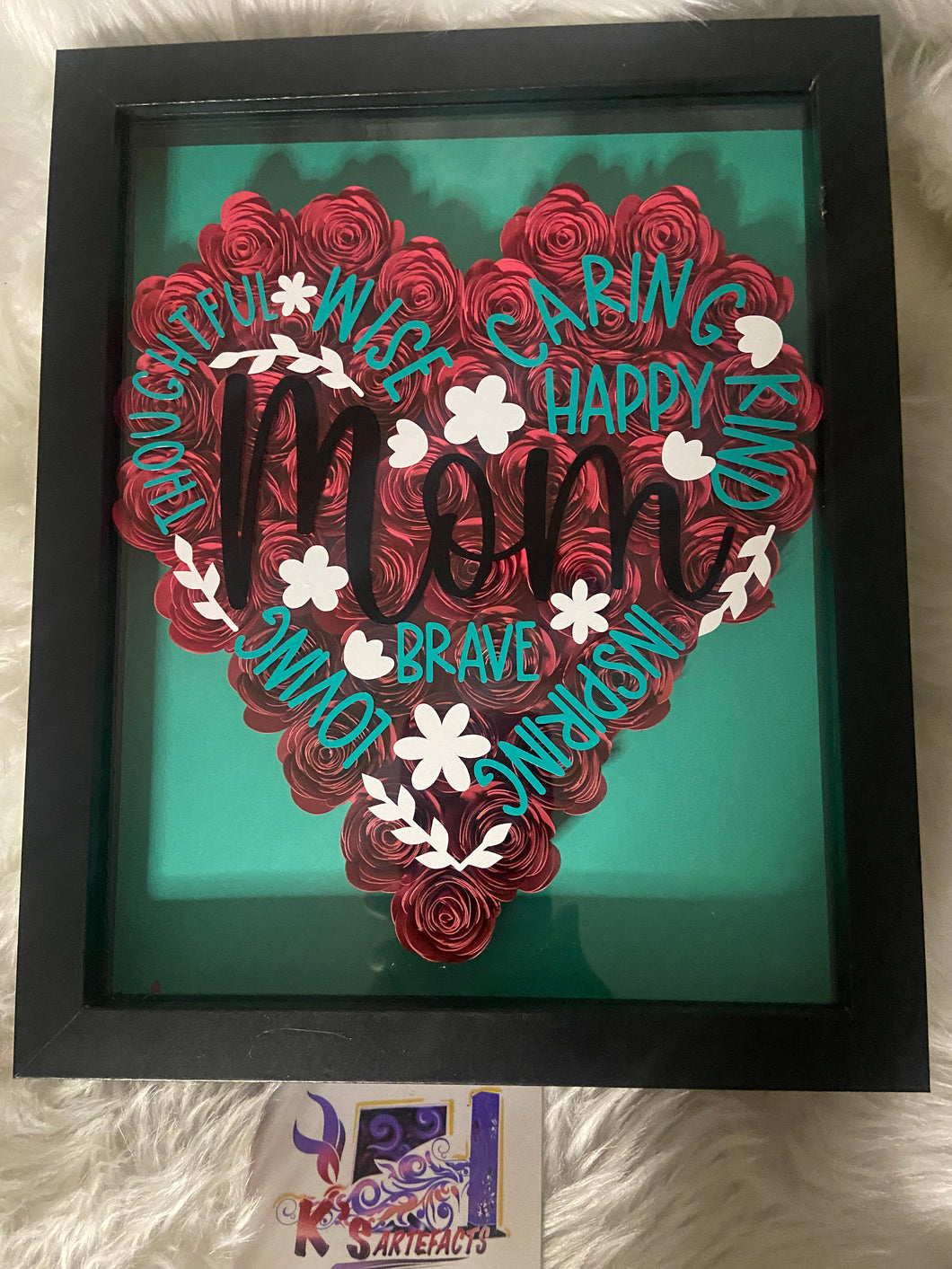 Red Heart ShadowBox