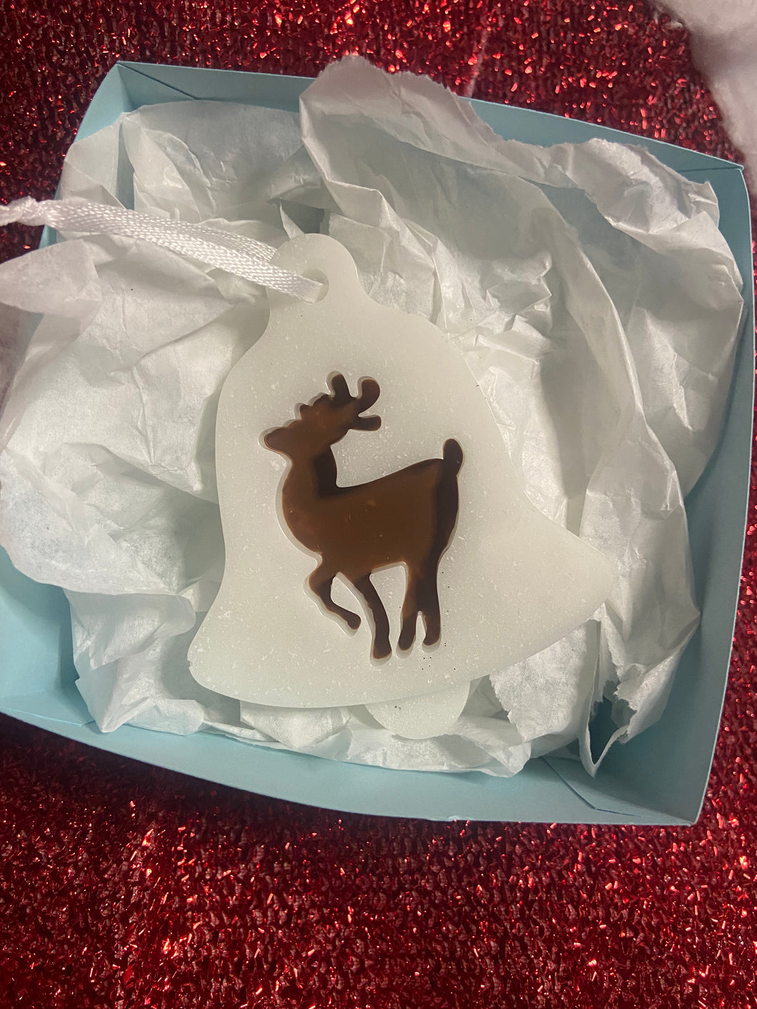 Elk Bell Ornament - Resin