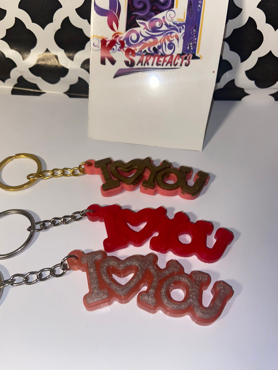 I Heart You Keychain